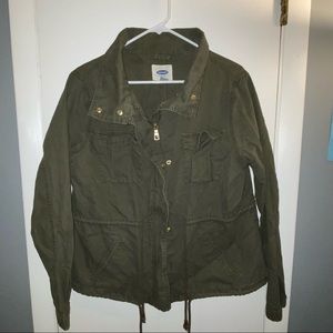 2/$35 Old Navy green utility jacket